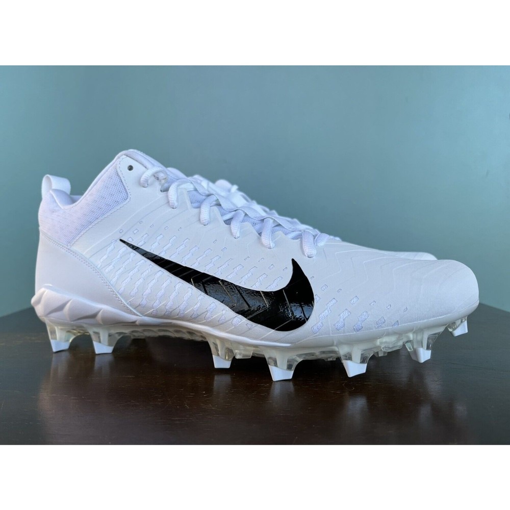 Nike Alpha Menace Pro 2 Low White/Black Football Cleats Men’s Size 15 CV6477-100